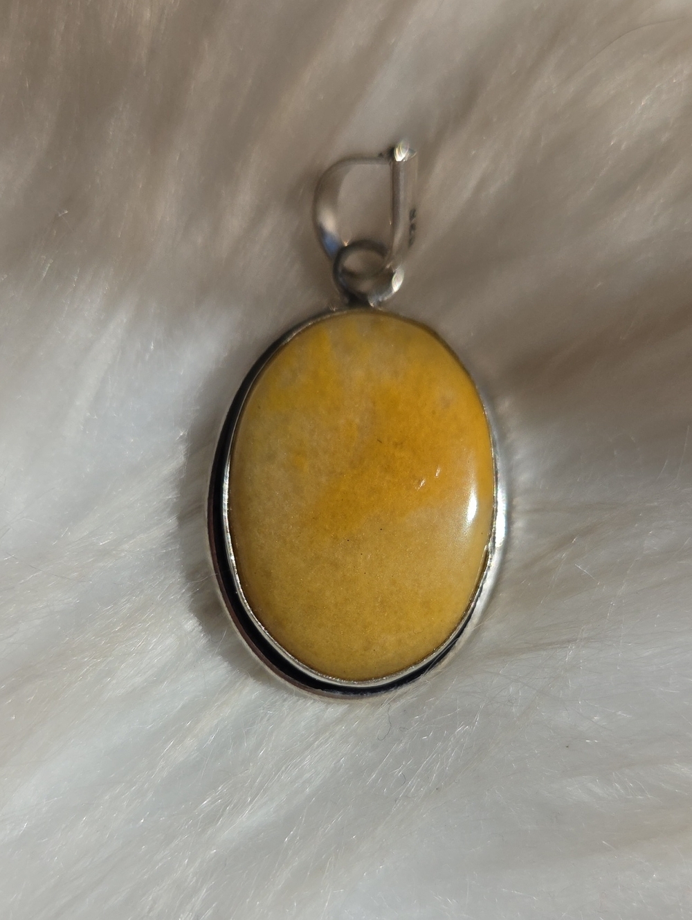 Yellow Aventurine Silver Plated 925 Gemstone Necklace Pendant